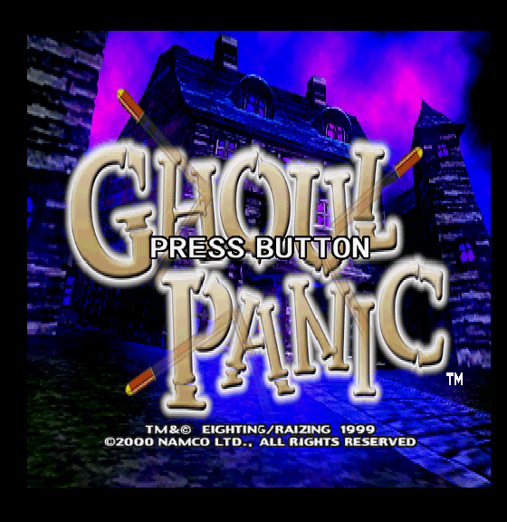 Ghoul Panic Title Screen